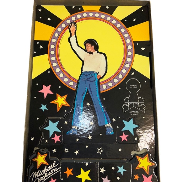 1984 Colorforms Michael Jackson Dress-up Set - Picture 2 of 3